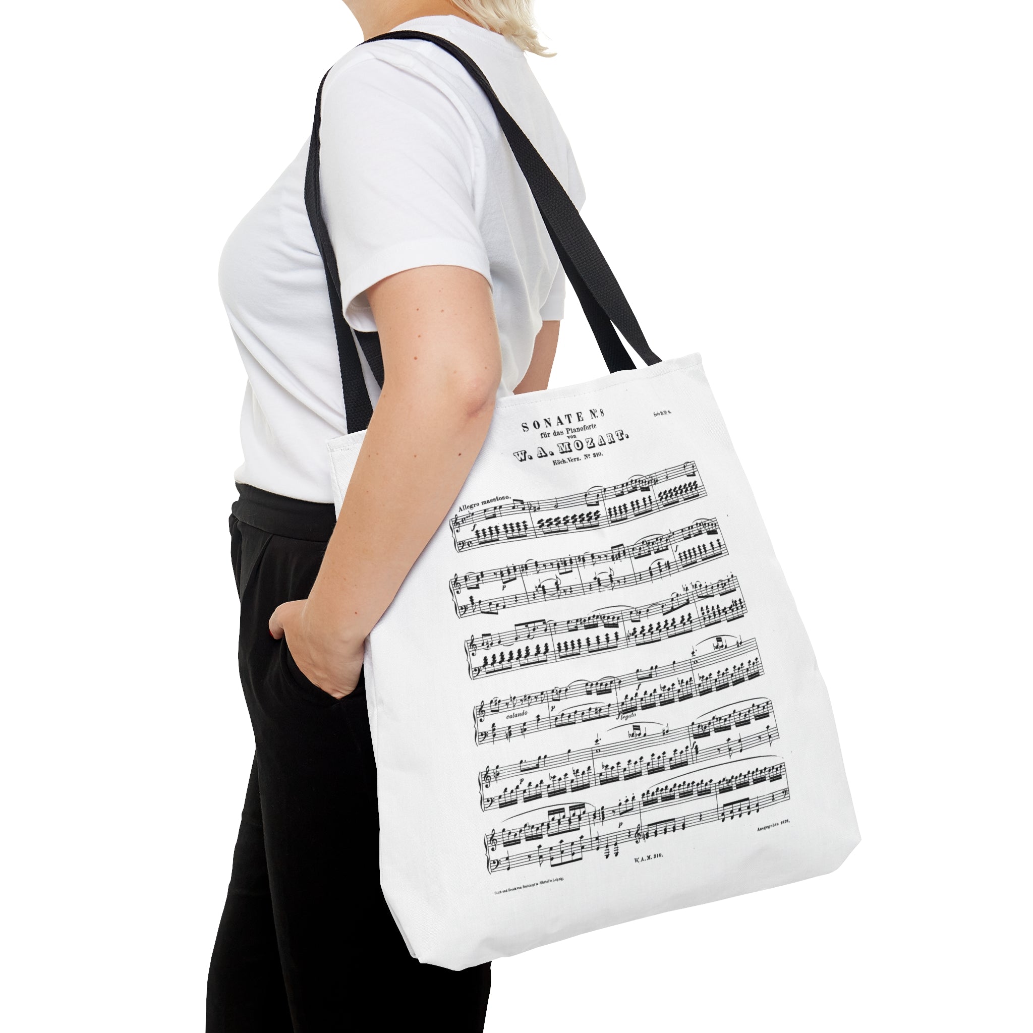 Mozart Sonata No. 8 a-moll (Tote Bag)