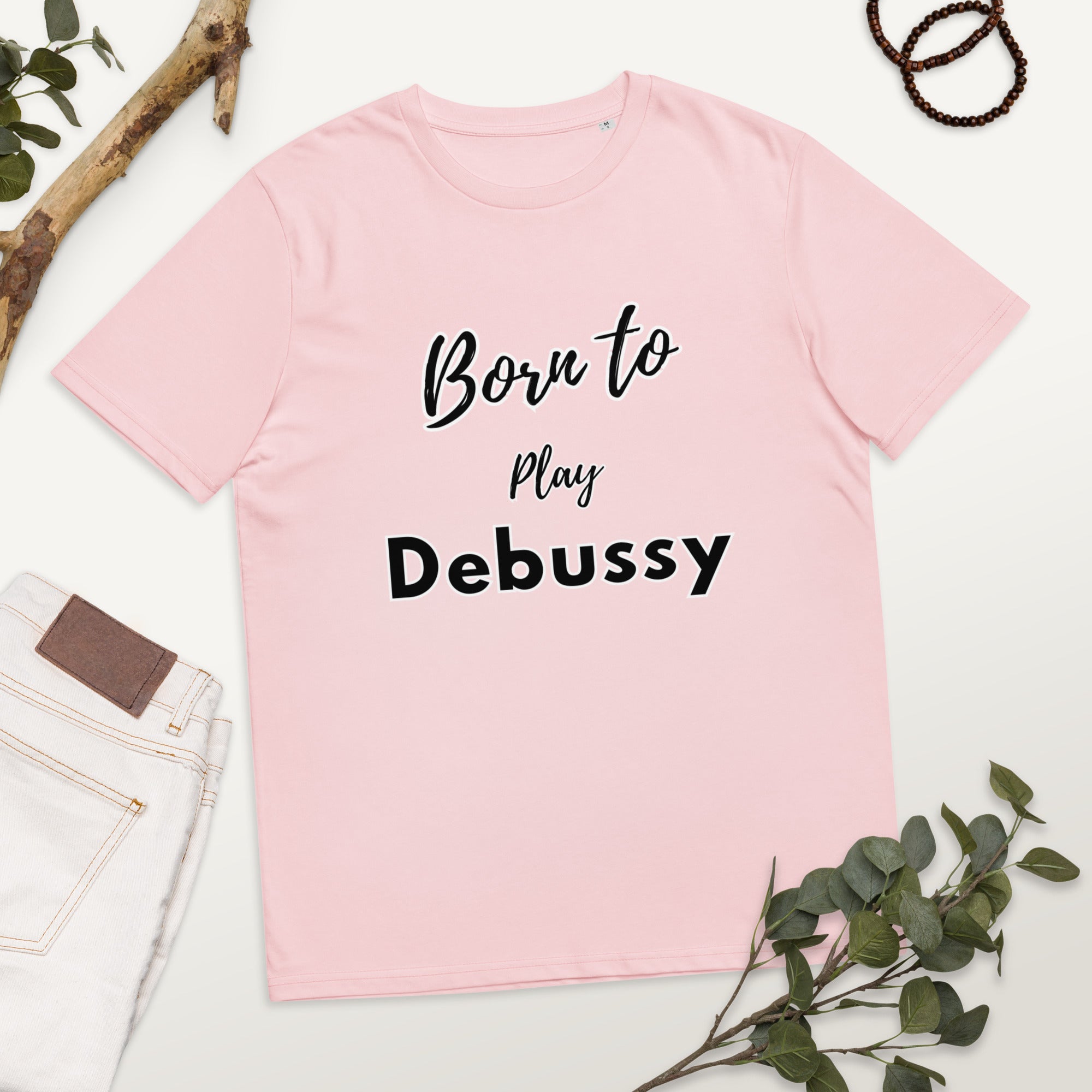 Born to play Debussy - Unisex organic cotton t-shirt