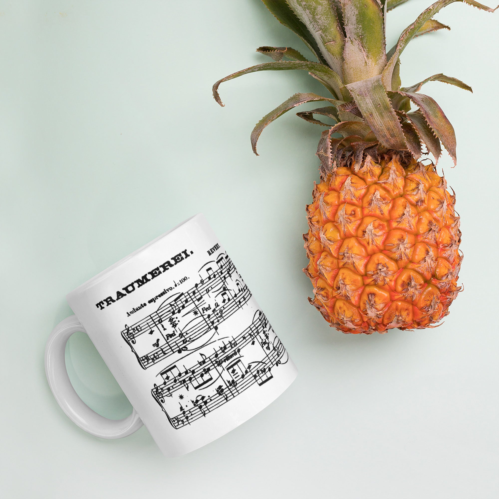Schumann Träumerei (Dreaming) - White Mug multiples sizes