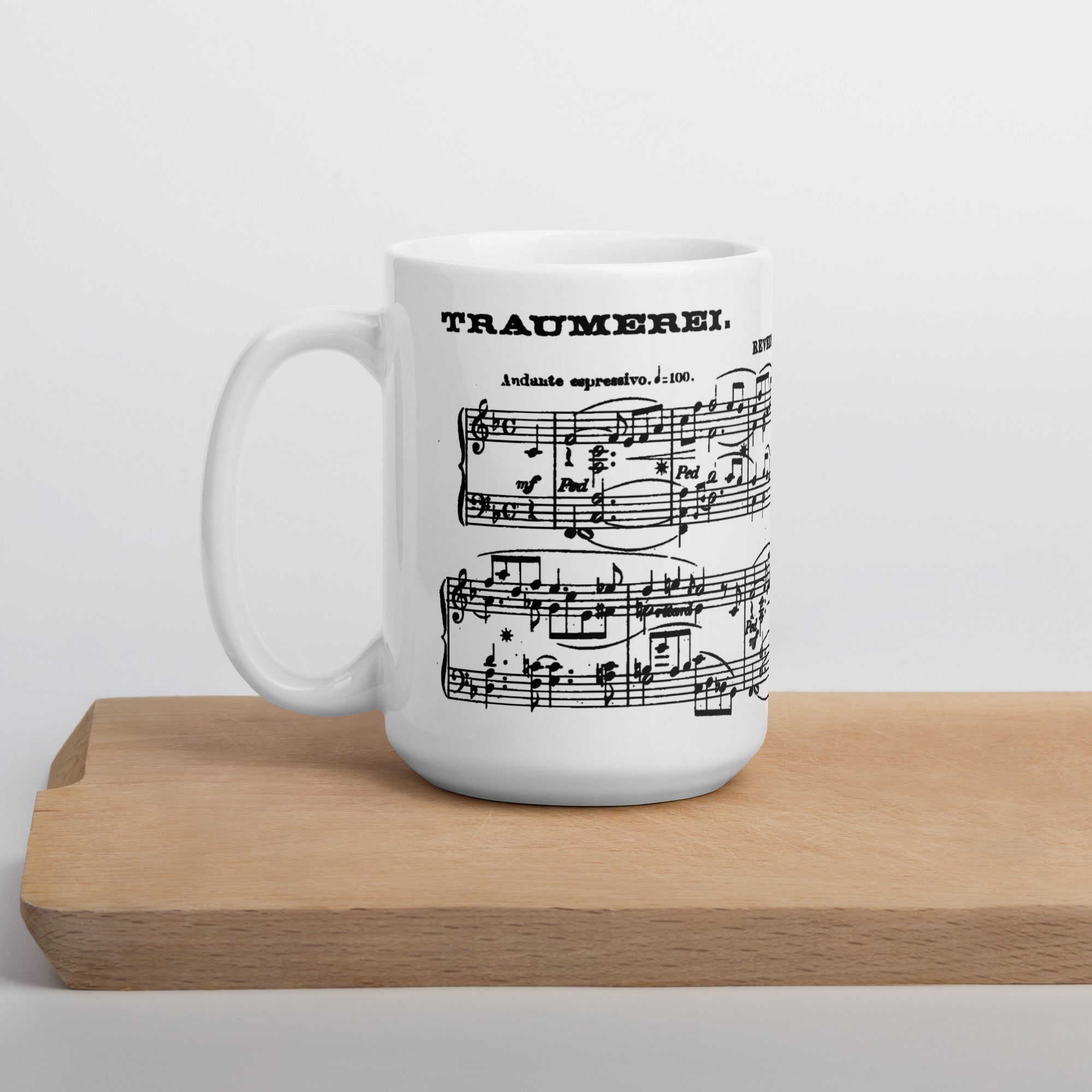 Schumann Träumerei (Dreaming) - White Mug multiples sizes