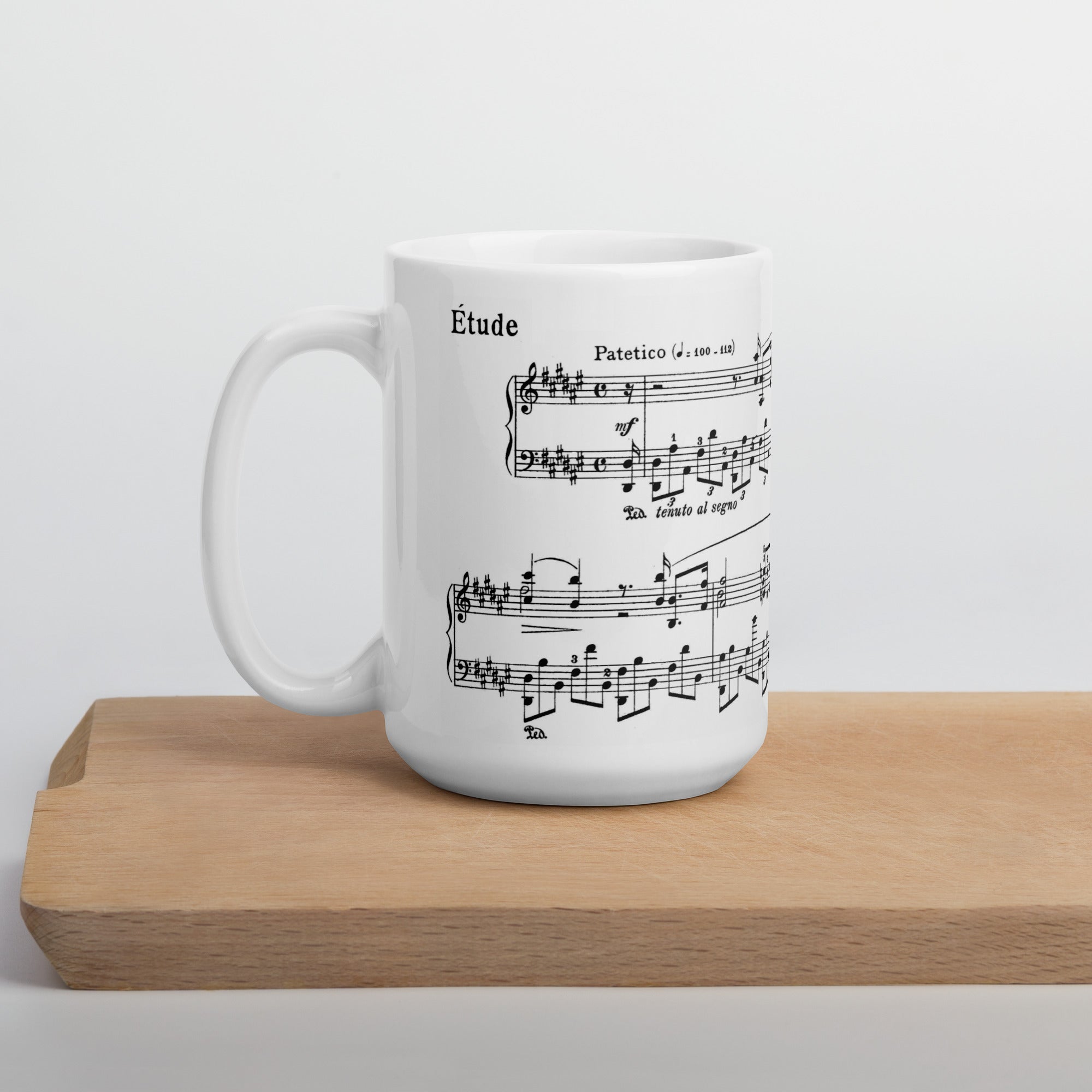 Scriabin Etude in D sharp Minor Op 8 No 12-1 - White Mug multiple sizes