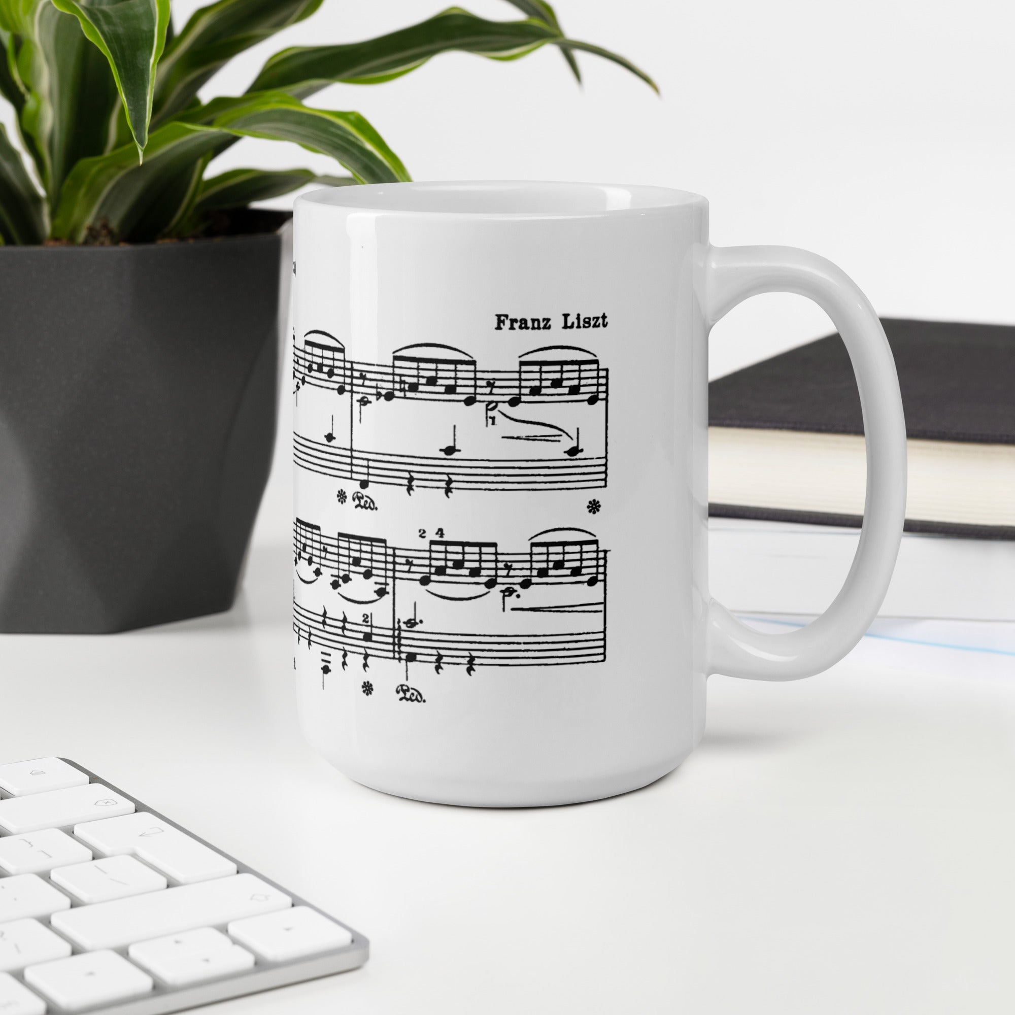 Liszt Liebestraum No. 3 - White Mug multiple sizes