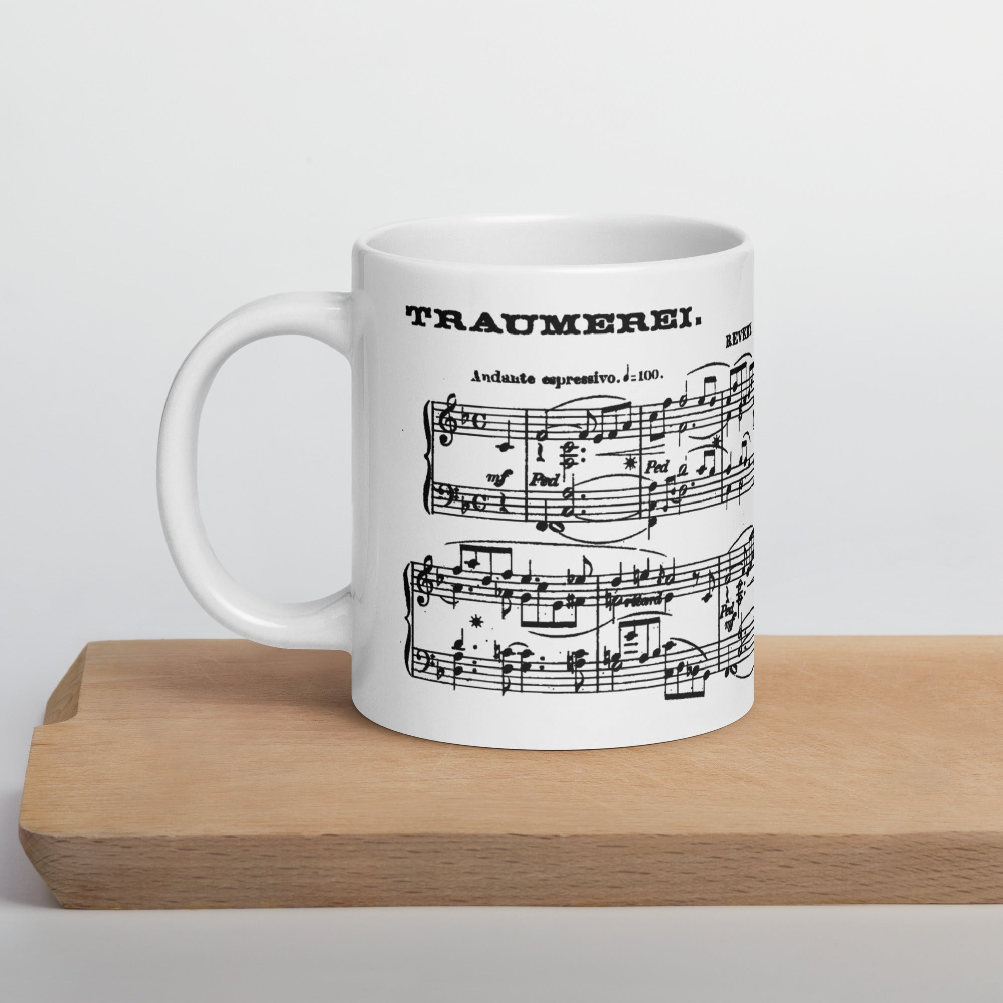 Schumann Träumerei (Dreaming) - White Mug multiples sizes
