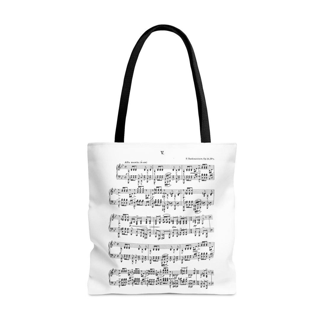 Rachmaninov Prelude op. 23 No. 5 (Tote Bag)