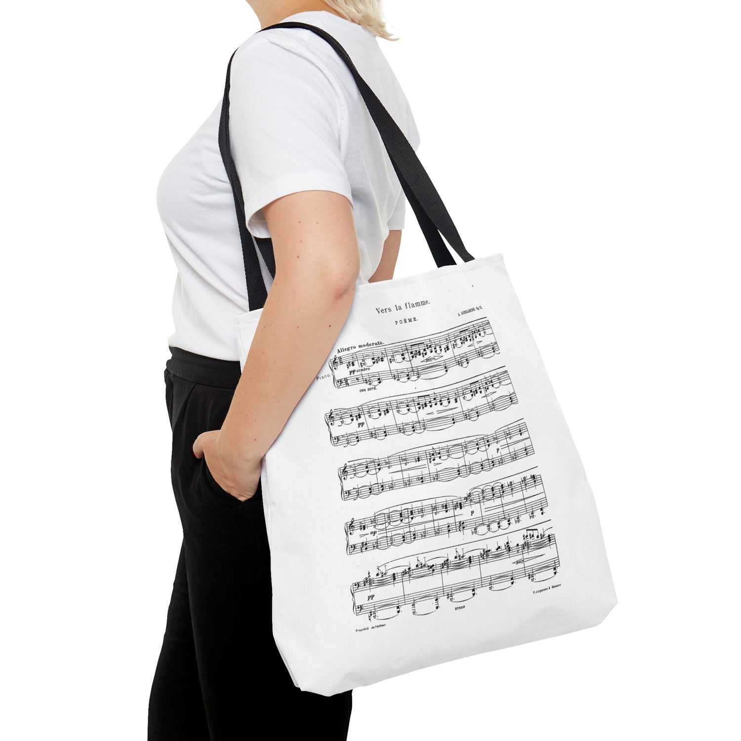 Scriabin Vers la flamme op. 72 &amp; 5th-sonata (Double Sided Tote Bag)