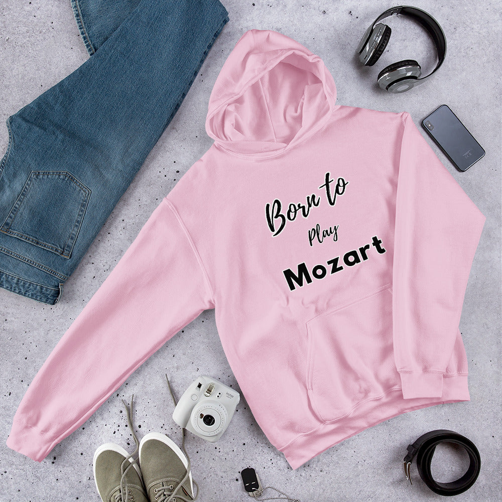 Born to play Mozart - Unisex hoodie (Polyester and cotton)