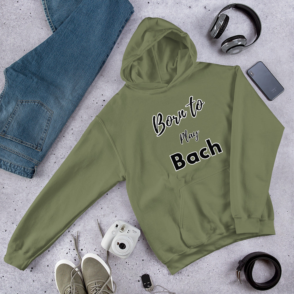 Born to play Bach - Unisex hoodie (Polyester and cotton)
