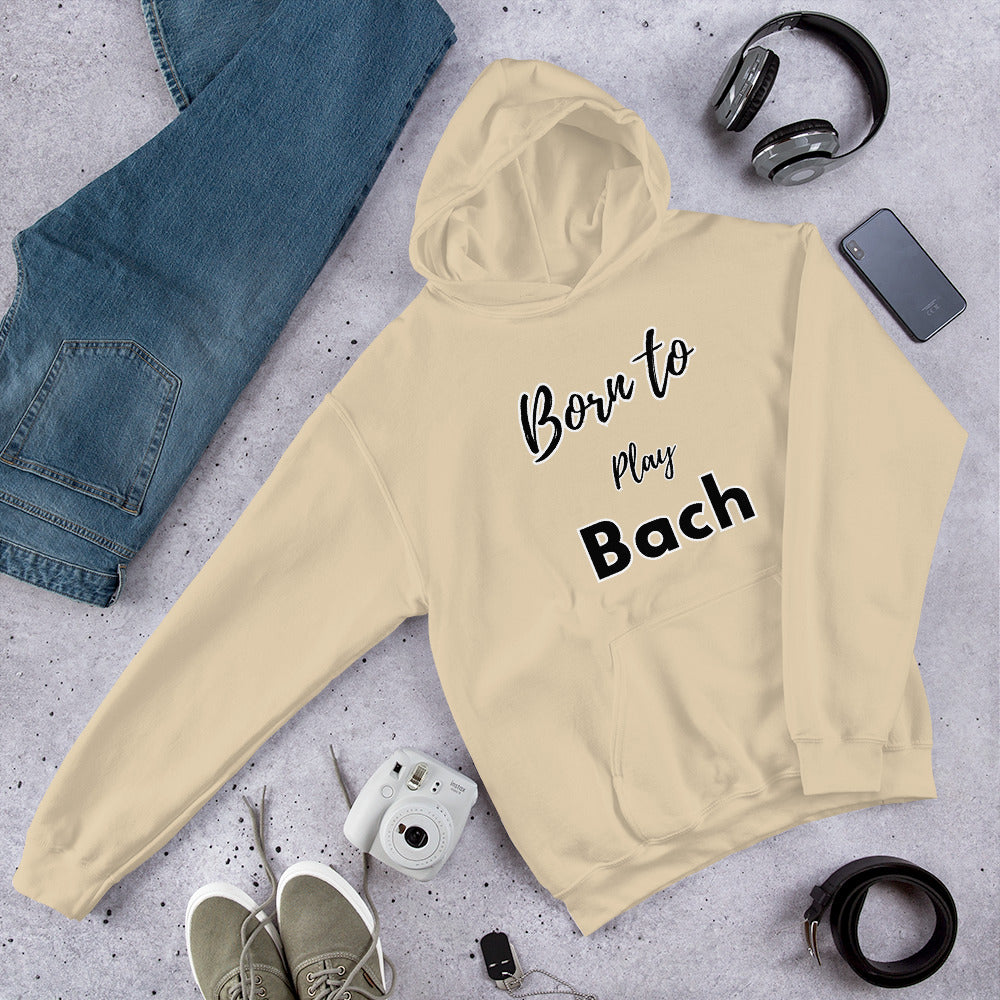 Born to play Bach - Unisex hoodie (Polyester and cotton)