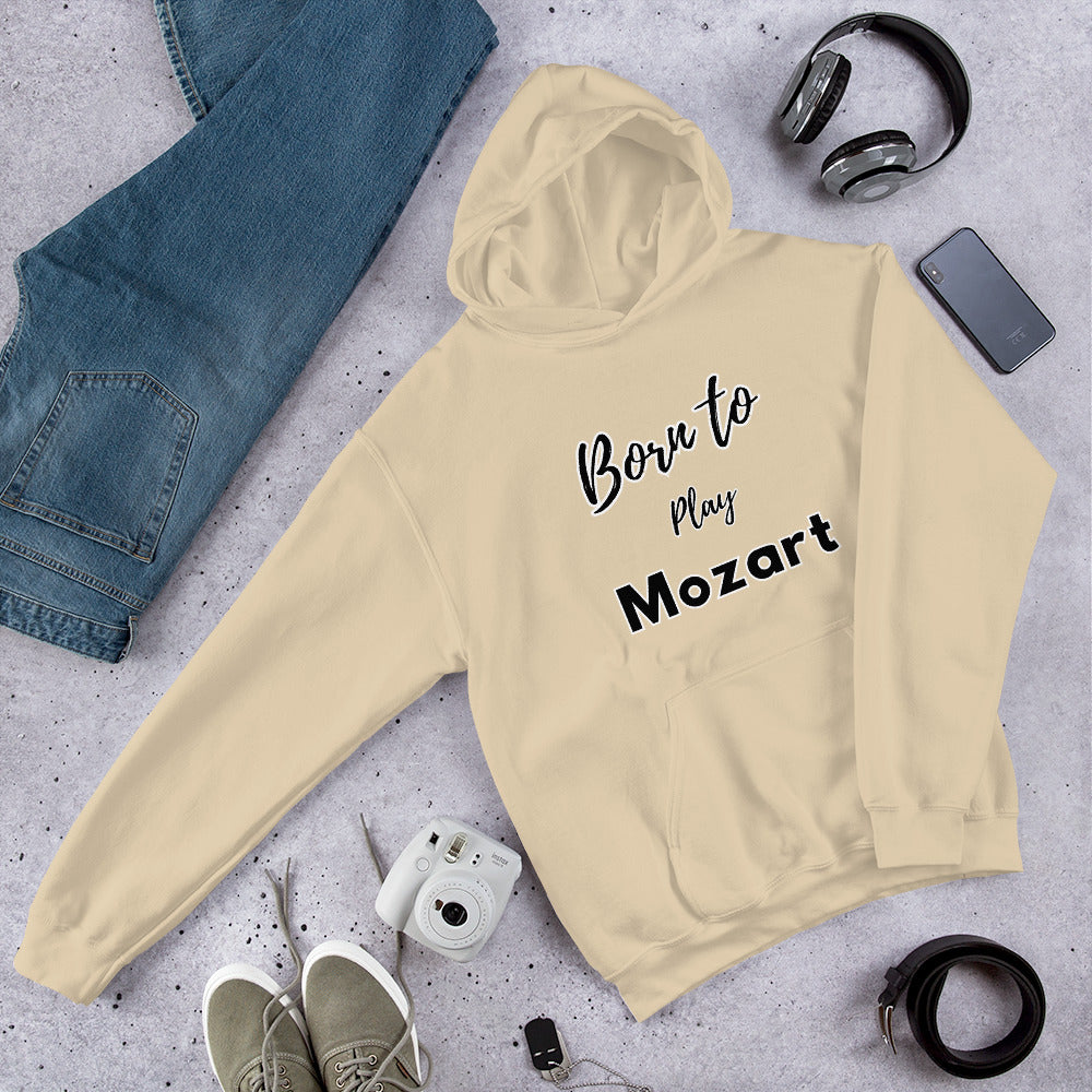 Born to play Mozart - Unisex hoodie (Polyester and cotton)