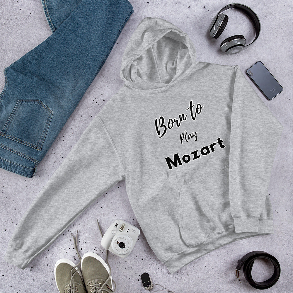 Born to play Mozart - Unisex hoodie (Polyester and cotton)