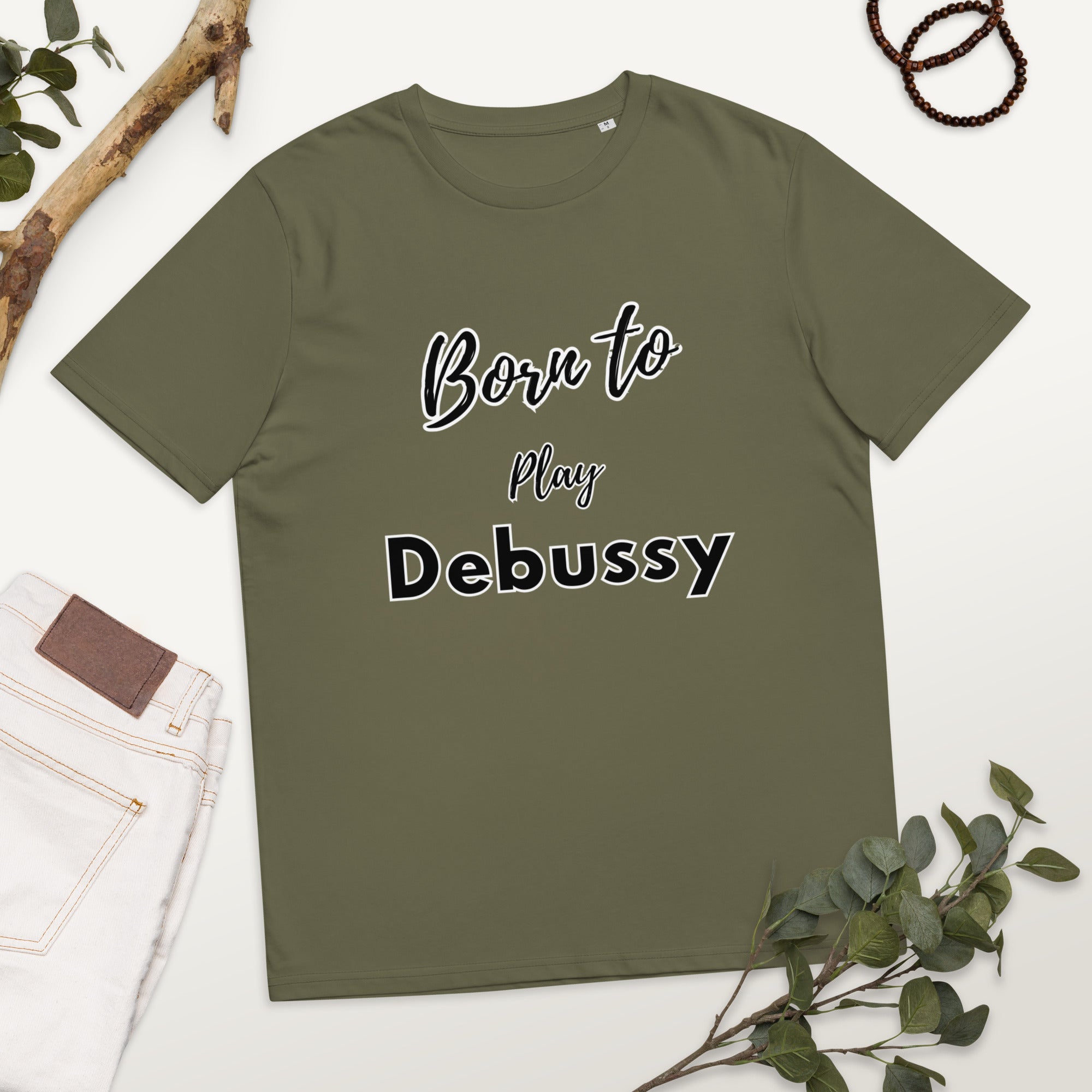 Born to play Debussy - Unisex organic cotton t-shirt