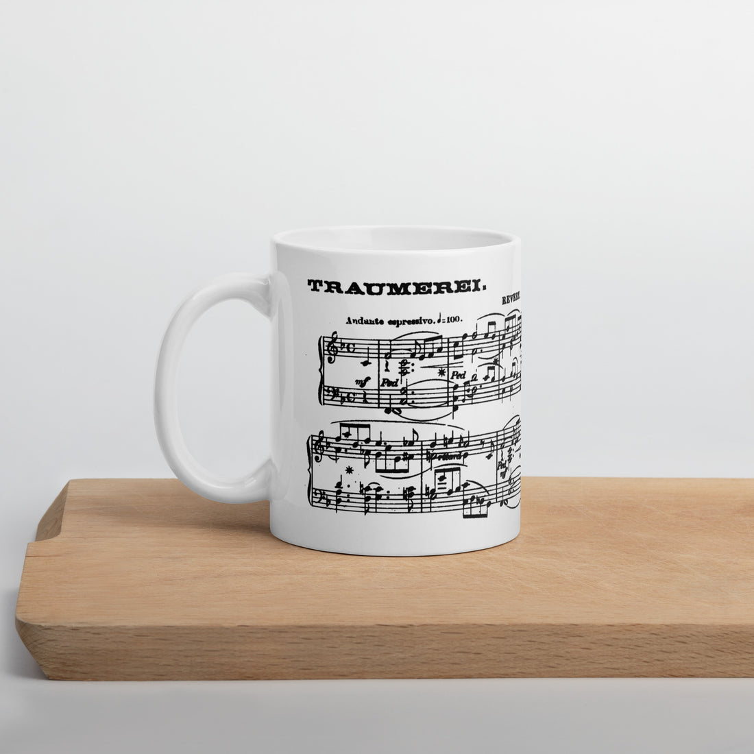 Schumann Träumerei (Dreaming) - White Mug multiples sizes
