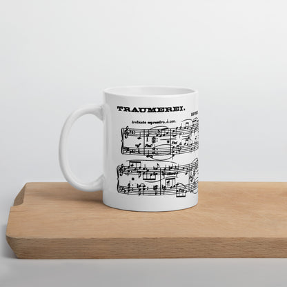 Schumann Träumerei (Dreaming) - White Mug multiples sizes