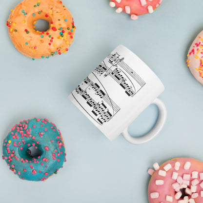Chopin Etude op.10 No.12 - White Mug multiple sizes
