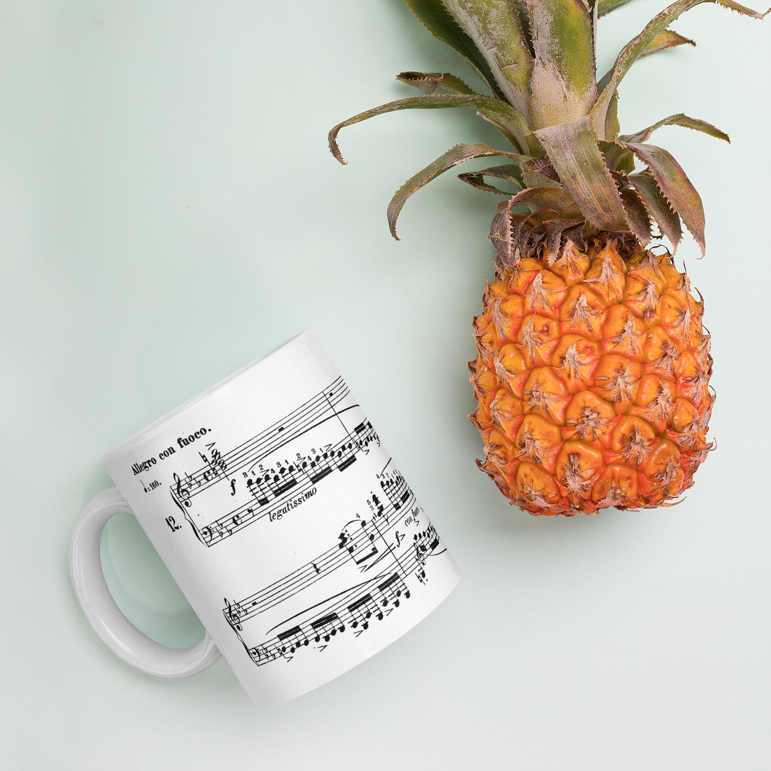 Chopin Etude op.10 No.12 - White Mug multiple sizes