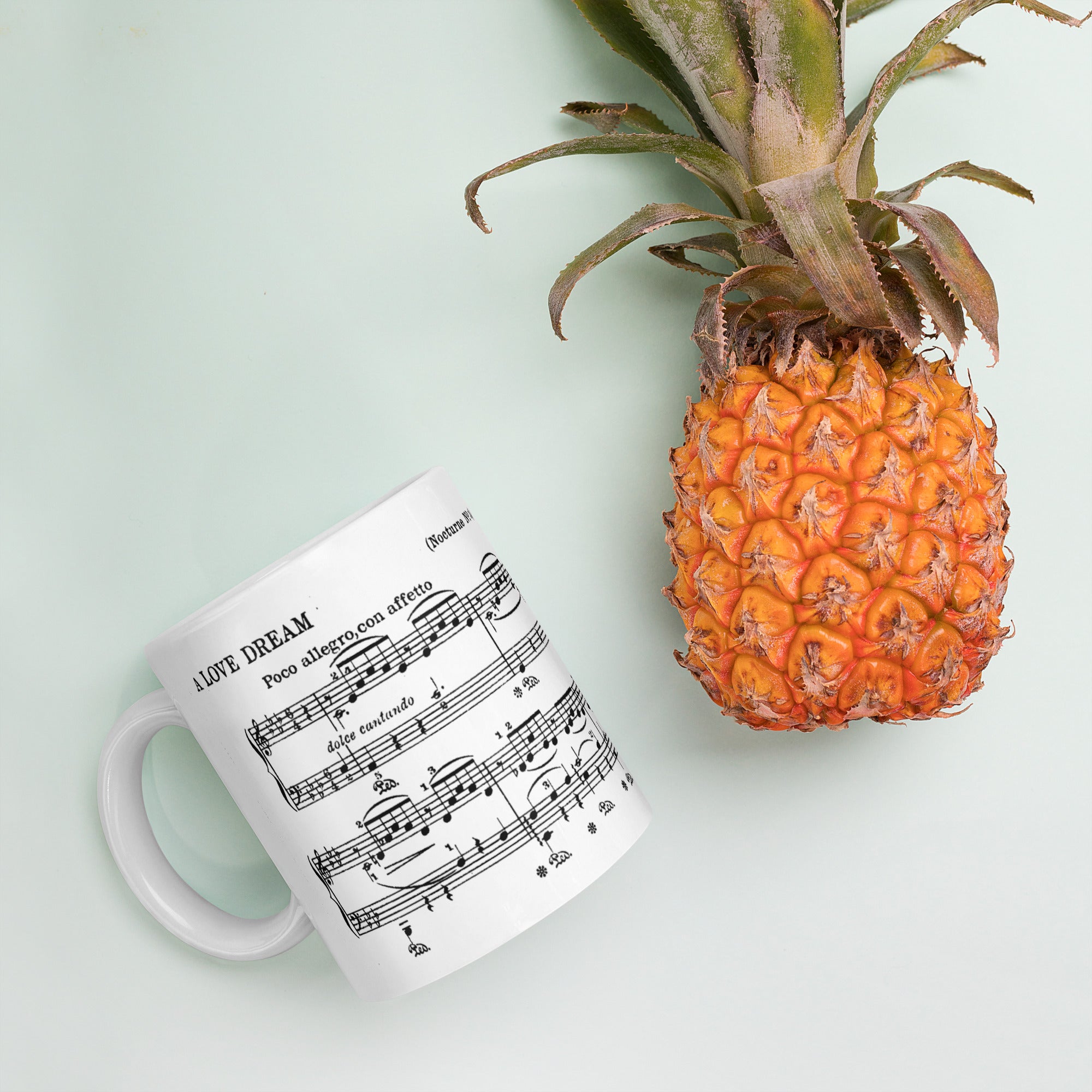 Liszt Liebestraum No. 3 - White Mug multiple sizes