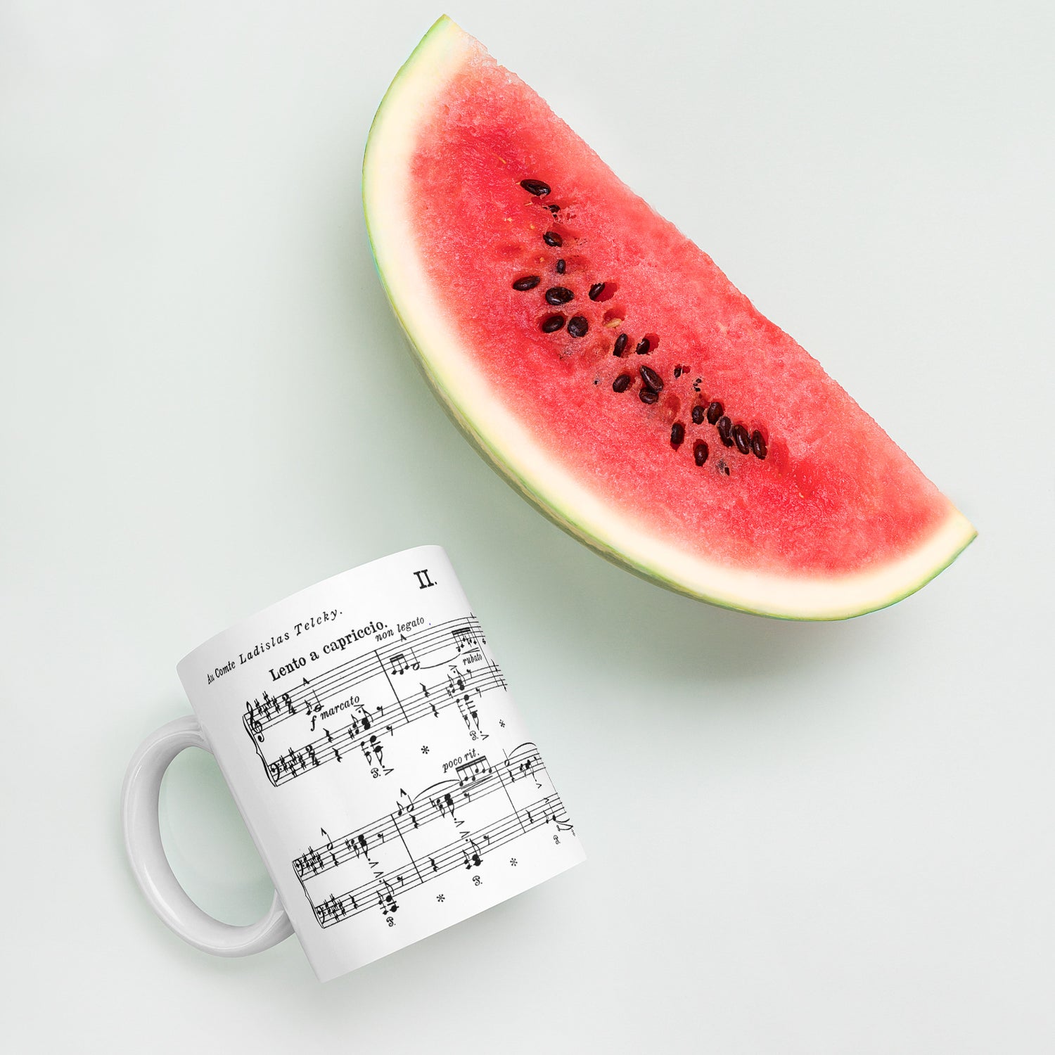 Liszt Hungarian Rhapsody No.2 - White Mug multiple sizes