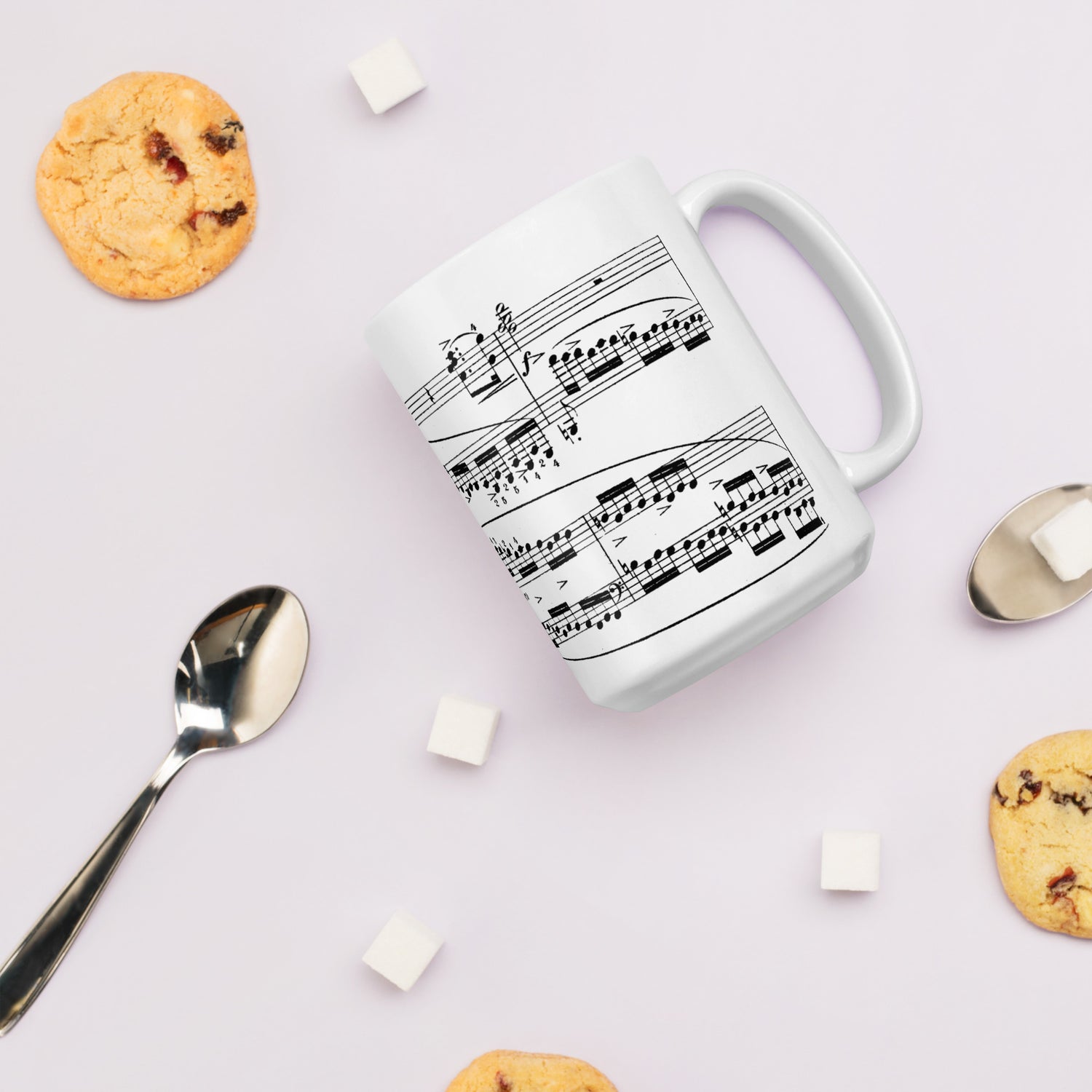 Chopin Etude op.10 No.12 - White Mug multiple sizes