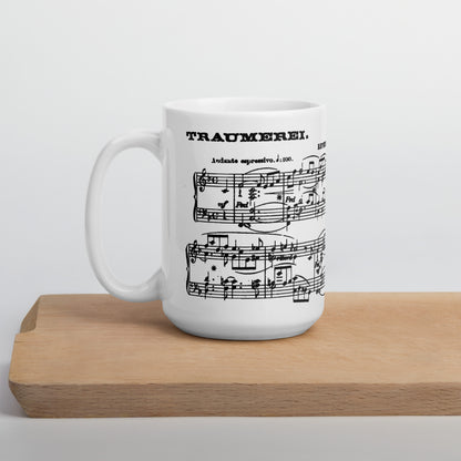 Schumann Träumerei (Dreaming) - White Mug multiples sizes