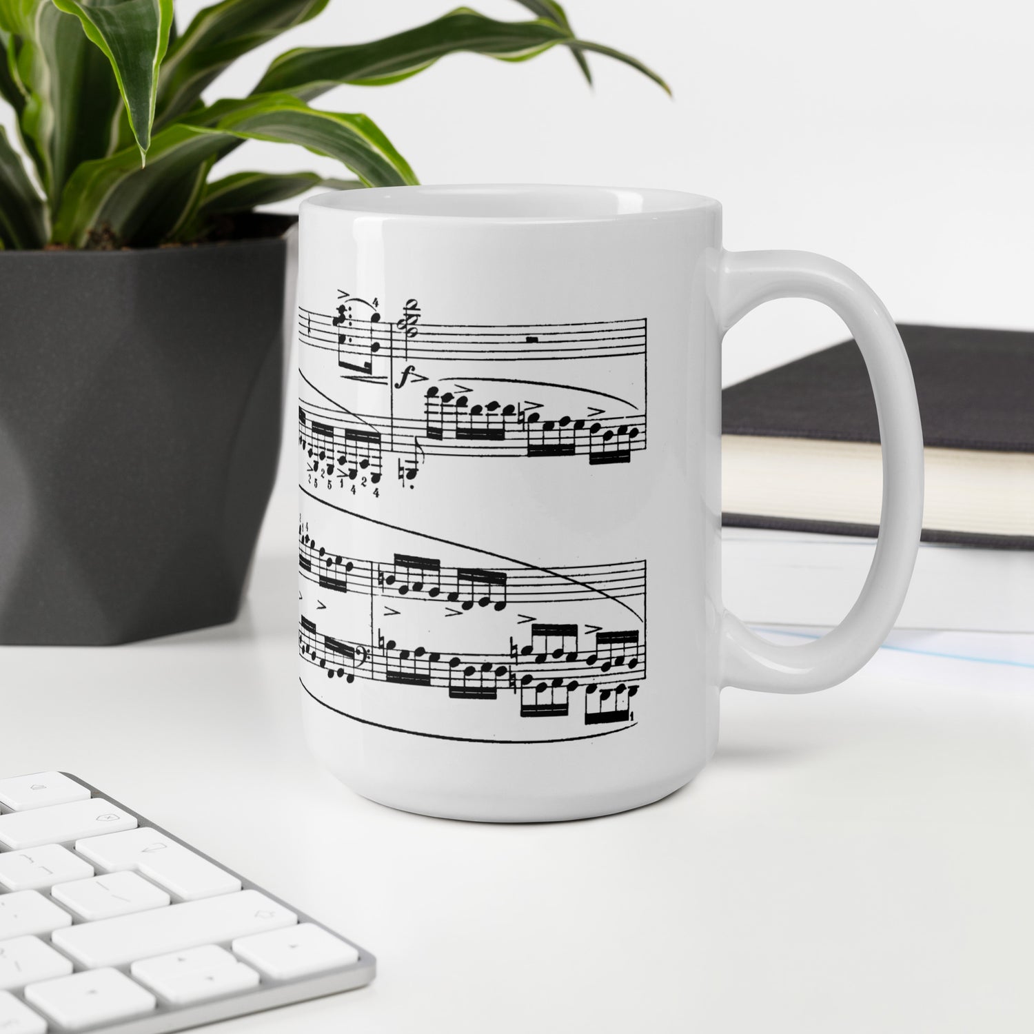 Chopin Etude op.10 No.12 - White Mug multiple sizes