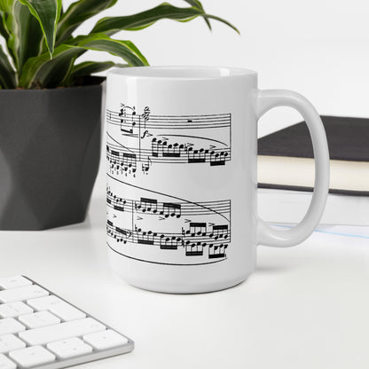 Chopin Etude op.10 No.12 - White Mug multiple sizes