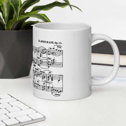 Schumann Träumerei (Dreaming) - White Mug multiples sizes