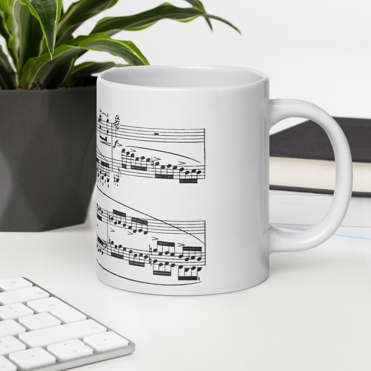 Chopin Etude op.10 No.12 - White Mug multiple sizes